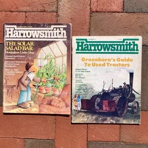 2 Harrowsmith Vintage 1976 1981 Sustainable Magazine Crunchy Farmcore Nature